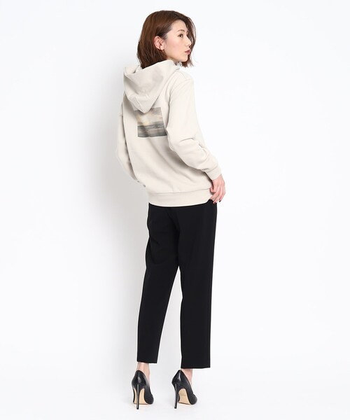 【セール】【WORLD for the World】フォト&メッセージプリント裏毛プルパーカー（パーカー）｜COUP DE CHANCE（クードシャンス）