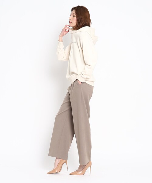 【セール】【WORLD for the World】フォト&メッセージプリント裏毛プルパーカー（パーカー）｜COUP DE CHANCE（クードシャンス）