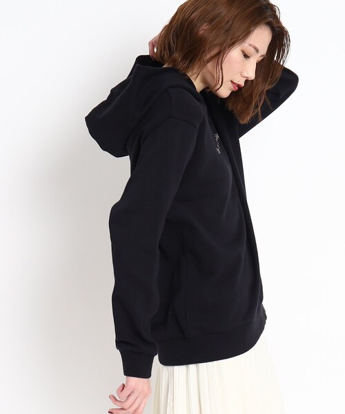 【セール】【WORLD for the World】フォト&メッセージプリント裏毛プルパーカー（パーカー）｜COUP DE CHANCE（クードシャンス）