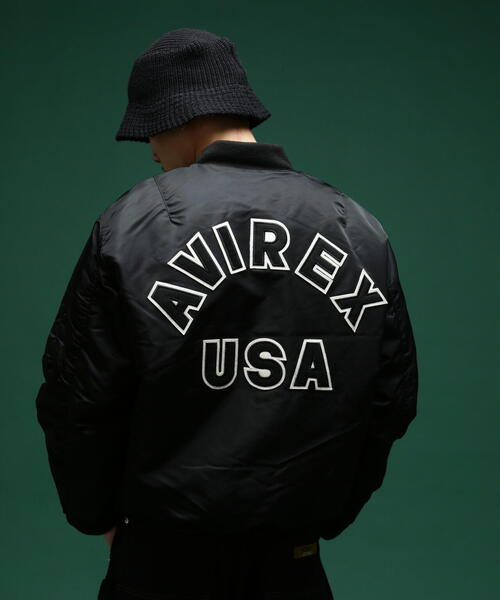 アヴィレックス MA-1 フライトジャケット コマーシャルロゴ 黒 M 定番 Amazon | (アビレックス) AVIREX MA-1 COMMERCIAL LOGO 定番フライト