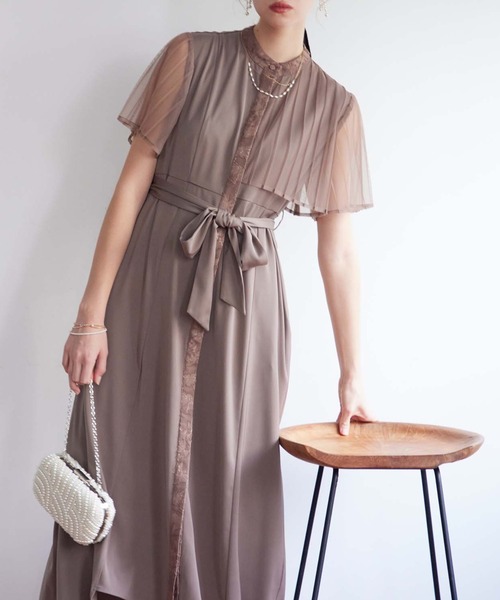 Dorry Doll（ドリードール）の「ケープアシメデザインドレス