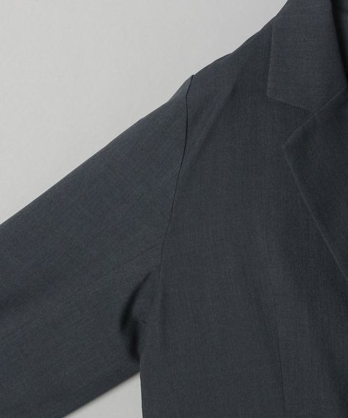 JEANASIS（ジーナシス）の「comfyテーラードジャケット【SET UP対応】/187576（テーラードジャケット・レディース・ベージュ/グリーン系その他/チャコールグレー・FREE）」の10枚目の写真