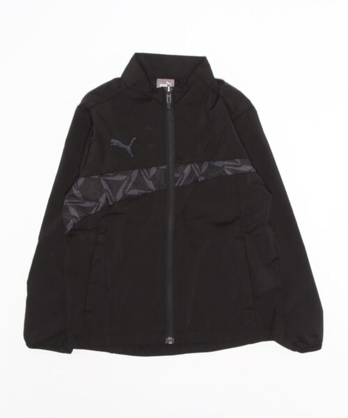 PUMA(プーマ)の「PUMA プーマ キッズ サッカー ボーイズ INDIVIDUAL トレーニング ハイブリッド ウーブンジャケット 120-160cm(ブルゾン・キッズ・ブラック・130/140/120/160/150)」の10枚目の写真