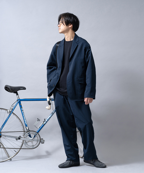nanamica(ナナミカ)の「【nanamica / ナナミカ】別注 ALPHA DRY JACKET(テーラードジャケット・メンズ・ネイビー・SMALL/MEDIUM/LARGE)」の5枚目の写真