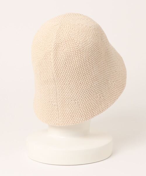 prose verse(プロズヴェール)の「サーモニットバケットハット(ハット・レディース・アイボリー/ブラック/モカ・フリ-)」の4枚目の写真