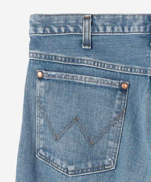 N°44別注『wrangler』デニムパンツ　Ｌ　希少 別注》【Wrangler/ラングラー】WIDE FLARE JEAN / UNISEX