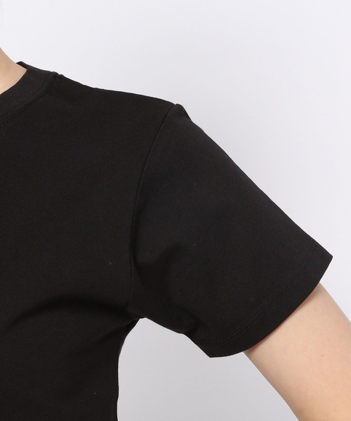 PAGEBOY（ページボーイ）の「WEB限定アイテム / ショートTシャツ（Tシャツ/カットソー・レディース・ブラック/オフホワイト/ブルー/グリーン/オレンジ・FREE）」の20枚目の写真