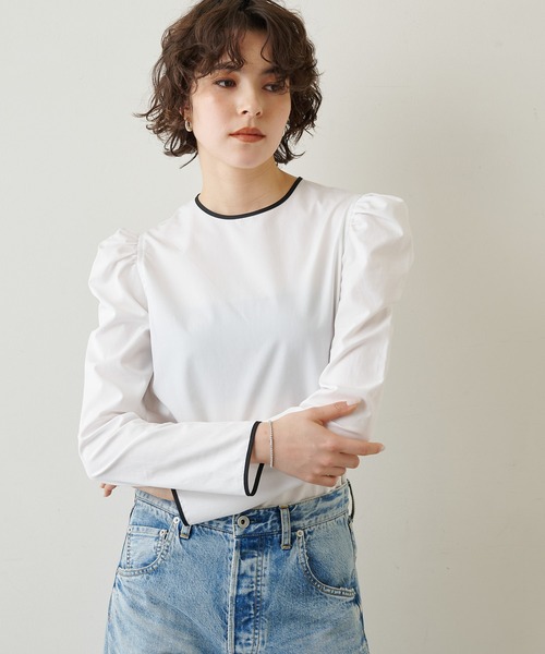 Whim Gazette（ウィムガゼット）の「パフスリーブプルオーバー（シャツ