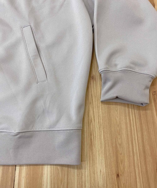 TopIsm（トップイズム）の「TECHダンボール素材 スタンドフルZIPスウェット（ジャージ・メンズ・ブルーグリーン/ブラック/ライトグレー/モカ・M/L）」の9枚目の写真