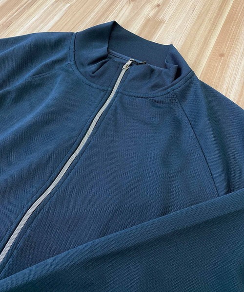 TopIsm（トップイズム）の「TECHダンボール素材 スタンドフルZIPスウェット（ジャージ・メンズ・ブルーグリーン/ブラック/ライトグレー/モカ・M/L）」の14枚目の写真