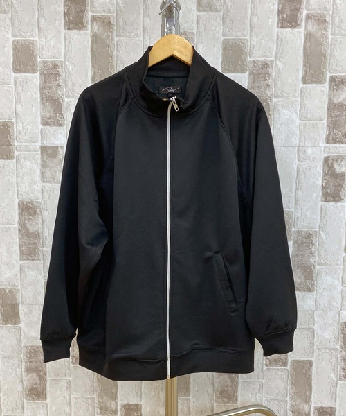 TopIsm（トップイズム）の「TECHダンボール素材 スタンドフルZIPスウェット（ジャージ・メンズ・ブルーグリーン/ブラック/ライトグレー/モカ・M/L）」の19枚目の写真