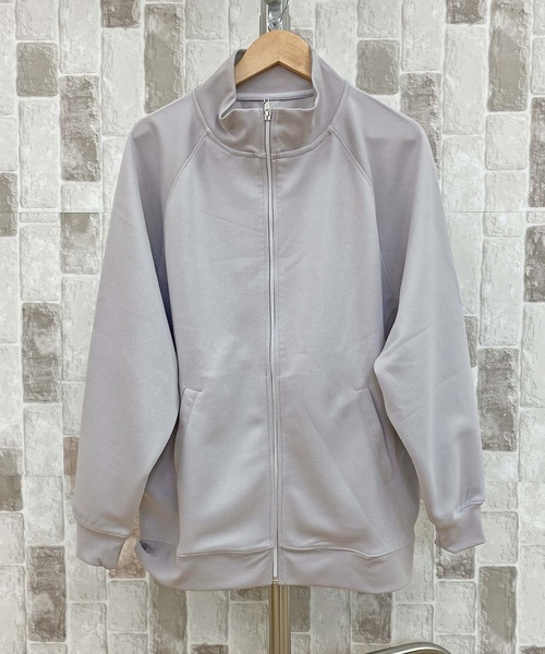 TopIsm（トップイズム）の「TECHダンボール素材 スタンドフルZIPスウェット（ジャージ・メンズ・ブルーグリーン/ブラック/ライトグレー/モカ・M/L）」の20枚目の写真