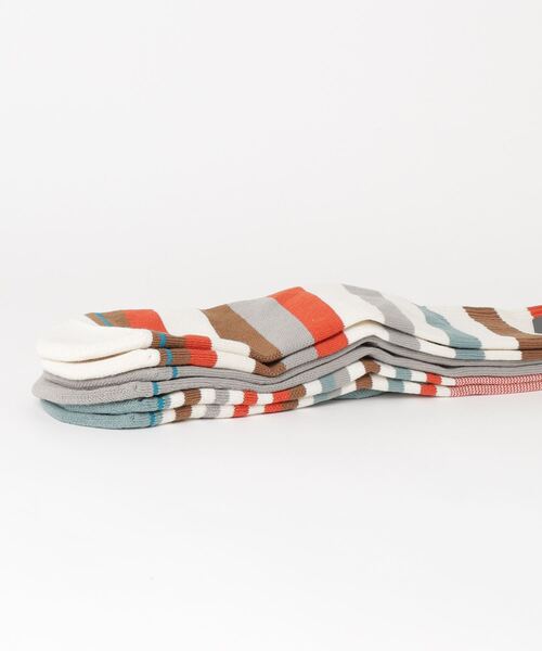 STANCE（スタンス）の「【STANCE/スタンス】WALDOS 3 PACK / ギフトにも最適！ 吸湿 通気性コームドコットンブレンドアソートデザイン3Pハイソックス（3足組）（ソックス/靴下・メンズ・ダークパープル・LARGE）」の2枚目の写真