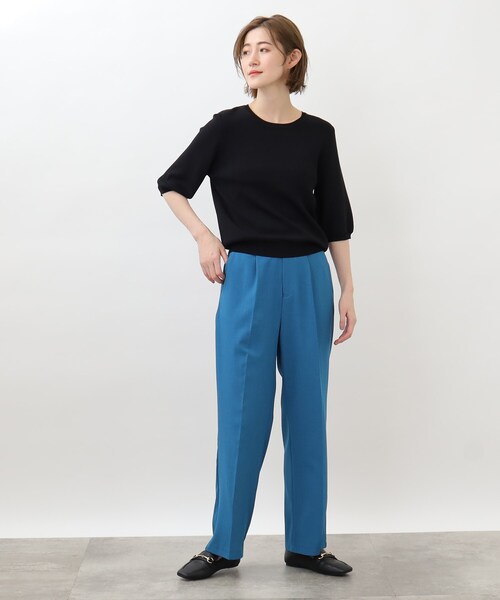 grove（グローブ）の「◆キレイが叶う！ひんやりドライタッチニット！！（ニット/セーター・レディース・ブラック/グリーン/ライトブルー/オフホワイト/ベビーピンク/アイボリー系2・03/02/04/05/01）」の8枚目の写真