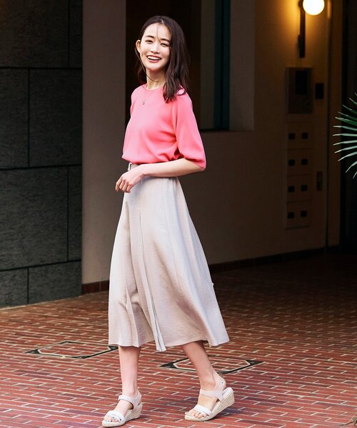 grove（グローブ）の「◆キレイが叶う！ひんやりドライタッチニット！！（ニット/セーター・レディース・ブラック/グリーン/ライトブルー/オフホワイト/ベビーピンク/アイボリー系2・03/02/04/05/01）」の19枚目の写真