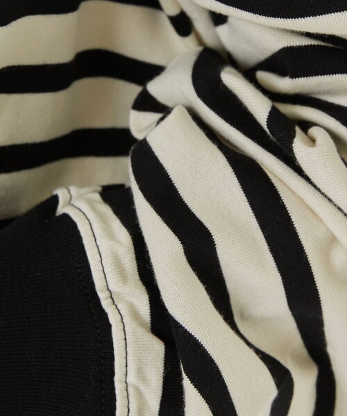 FREAK'S STORE(フリークスストア)の「ボーダーBIGロンT(Tシャツ/カットソー・レディース・ブルーグリーン/サックスブルー/ピンク/イエロー/オフホワイト・フリ-)」の17枚目の写真