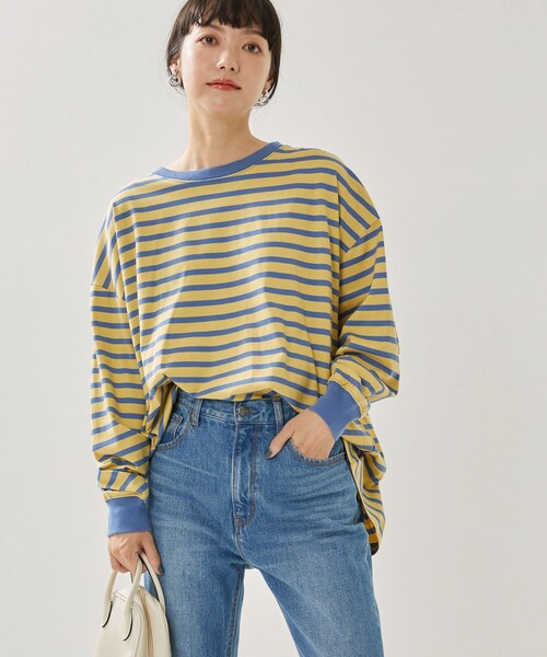 FREAK'S STORE（フリークスストア）の「ボーダーBIGロンT（Tシャツ