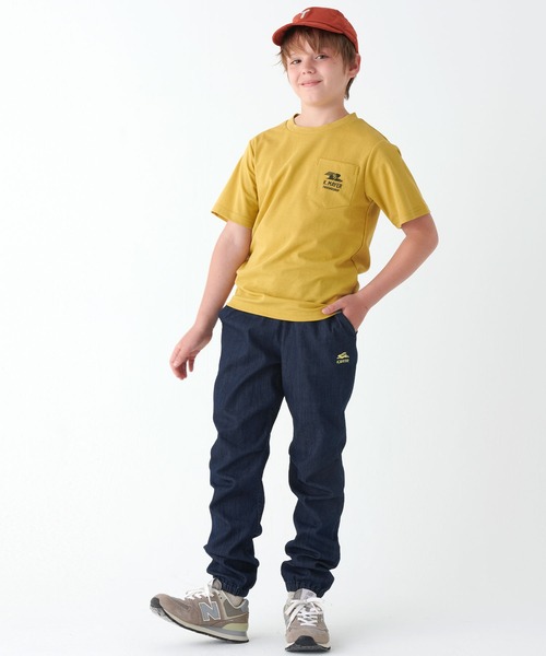KRIFF MAYER Kid's Collection（クリフメイヤーキッズコレクション）の「ハイメッシュデニムジョガー（デニムパンツ・キッズ・ライトブルー/ダークブルー・120/130/140/150/160/170）」の18枚目の写真