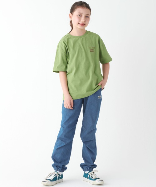 KRIFF MAYER Kid's Collection（クリフメイヤーキッズコレクション）の「ハイメッシュデニムジョガー（デニムパンツ・キッズ・ライトブルー/ダークブルー・120/130/140/150/160/170）」の14枚目の写真