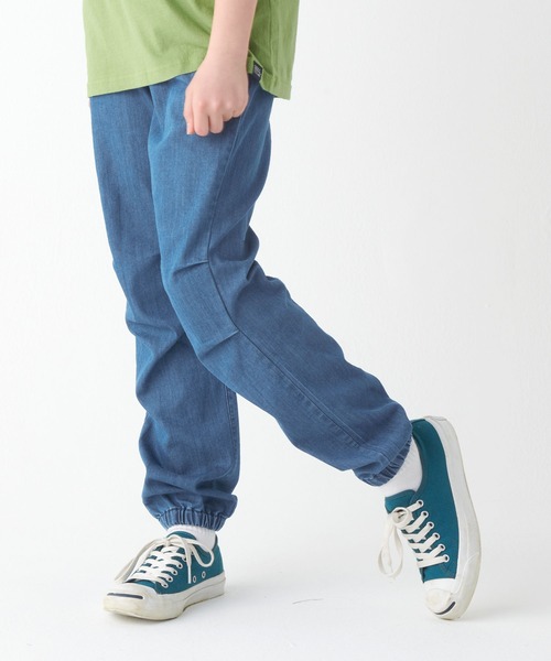 KRIFF MAYER Kid's Collection（クリフメイヤーキッズコレクション）の「ハイメッシュデニムジョガー（デニムパンツ・キッズ・ライトブルー/ダークブルー・120/130/140/150/160/170）」の13枚目の写真