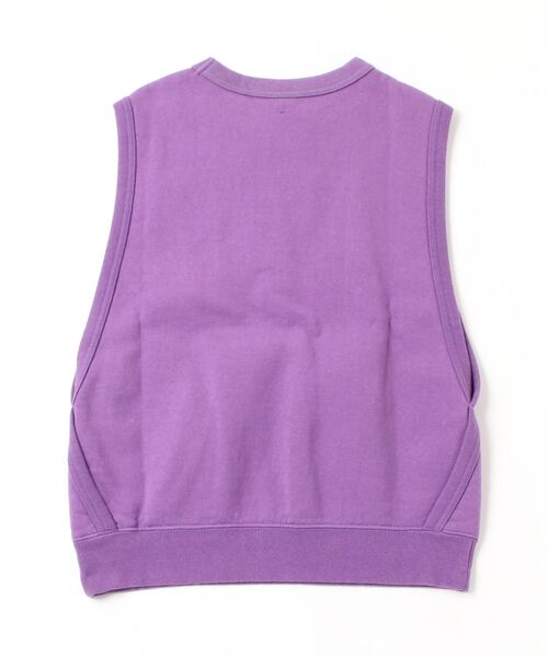 FilMelange（フィルメランジェ）の「FilMelange / フィルメランジェ CAILIN  スウェットベスト（ベスト・レディース・パープル・1）」の4枚目の写真