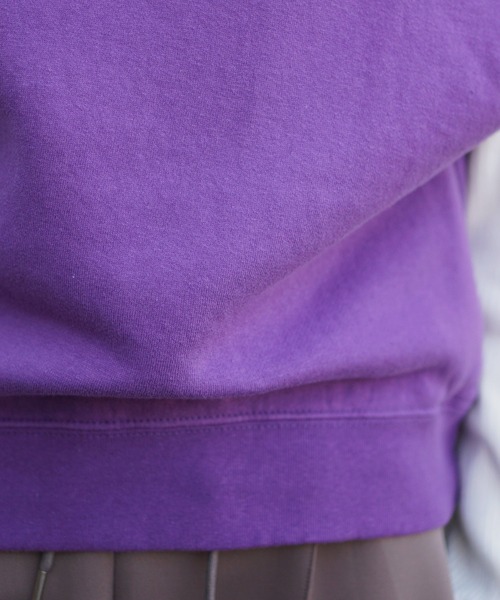 FilMelange（フィルメランジェ）の「FilMelange / フィルメランジェ CAILIN  スウェットベスト（ベスト・レディース・パープル・1）」の8枚目の写真