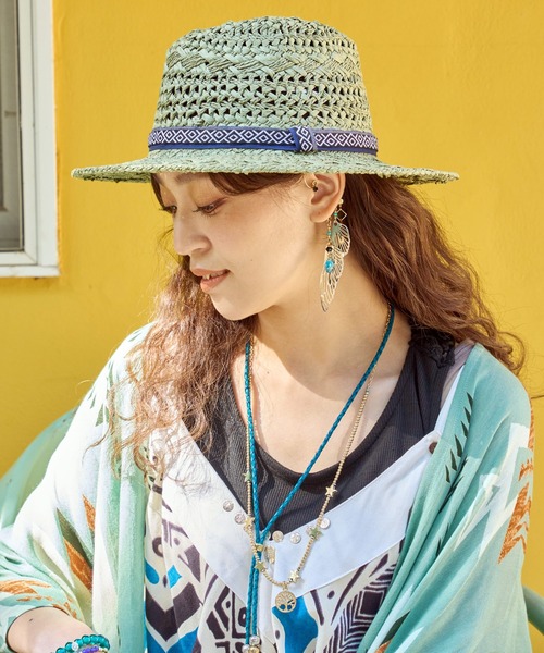 チャイハネ（チャイハネ）の「【チャイハネ】オレオペーパーハット（ハット・レディース・カーキ/ブラウン/ホワイト・FREE）」の15枚目の写真