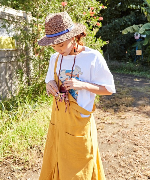 チャイハネ（チャイハネ）の「【チャイハネ】オレオペーパーハット（ハット・レディース・カーキ/ブラウン/ホワイト・FREE）」の10枚目の写真