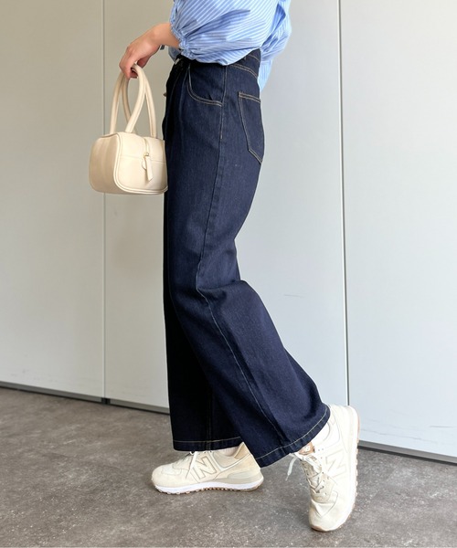 CPCM(シーピーシーエム)の「タックデニムパンツ(デニムパンツ・レディース・ブルー/インディゴブルー/ブルー系その他/ブラック・SMALL/MEDIUM)」の19枚目の写真