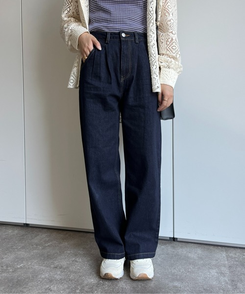 CPCM(シーピーシーエム)の「タックデニムパンツ(デニムパンツ・レディース・ブルー/インディゴブルー/ブルー系その他/ブラック・SMALL/MEDIUM)」の22枚目の写真