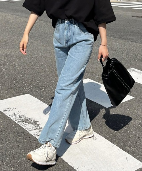 CPCM(シーピーシーエム)の「タックデニムパンツ(デニムパンツ・レディース・ブルー/インディゴブルー/ブルー系その他/ブラック・SMALL/MEDIUM)」の6枚目の写真