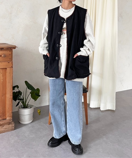 CPCM(シーピーシーエム)の「タックデニムパンツ(デニムパンツ・レディース・ブルー/インディゴブルー/ブルー系その他/ブラック・SMALL/MEDIUM)」の17枚目の写真