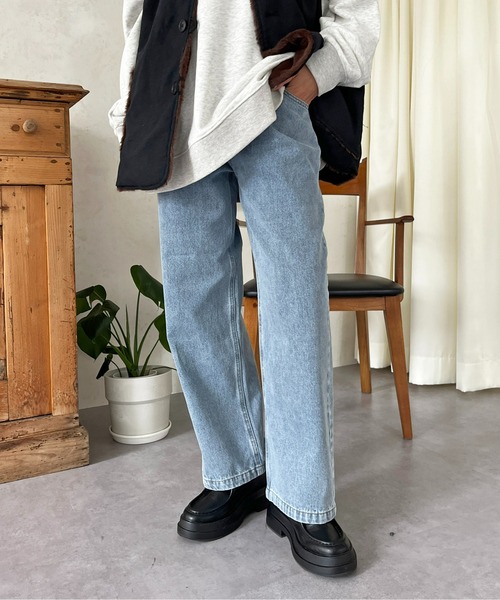 CPCM(シーピーシーエム)の「タックデニムパンツ(デニムパンツ・レディース・ブルー/インディゴブルー/ブルー系その他/ブラック・SMALL/MEDIUM)」の13枚目の写真