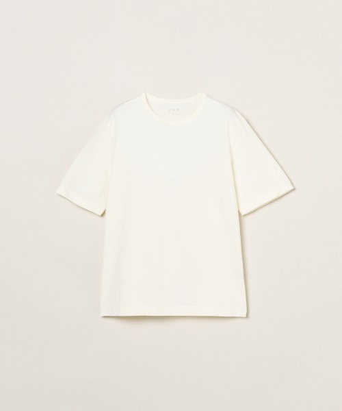 three dots(スリードッツ)の「サンデッドジャージー クルーネックTシャツ James(Tシャツ/カットソー・メンズ・ブラック/ホワイト/ネイビー/ライトグリーン/グレー/アイボリー/ライトグレー・LARGE/MEDIUM/SMALL/X-LARGE)」の5枚目の写真