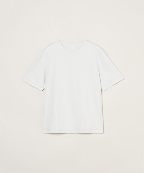 three dots(スリードッツ)の「サンデッドジャージー クルーネックTシャツ James(Tシャツ/カットソー・メンズ・ブラック/ホワイト/ネイビー/ライトグリーン/グレー/アイボリー/ライトグレー・LARGE/MEDIUM/SMALL/X-LARGE)」の3枚目の写真