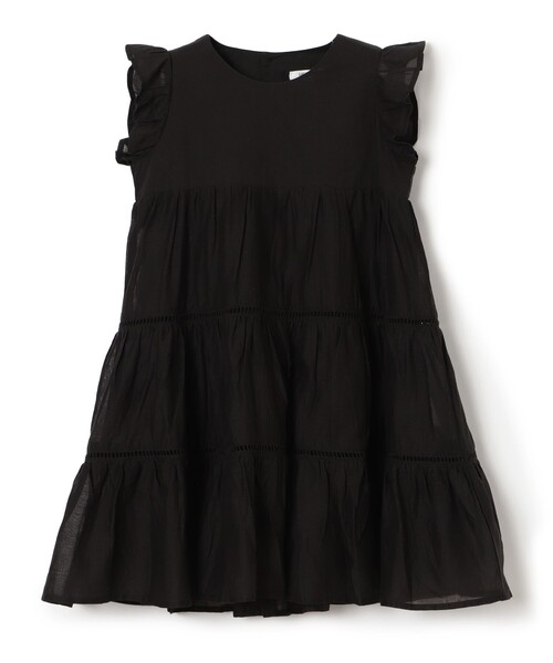B:MING by BEAMS(ビーミングバイビームス)の「ノースリーブ ティアード ワンピース(80~140cm)(ワンピース・キッズ・オレンジ/グリーン系その他/ブラック/ブラック系その他/オレンジ系その他・80/90/100/110/120/130/140)」の1枚目の写真