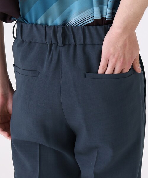 tk.TAKEO KIKUCHI（ティーケータケオキクチ）の「◆テックリネンシャンブレーワイドパンツ（その他パンツ・メンズ・ブラック/ベージュ/ネイビー・02/03）」の12枚目の写真