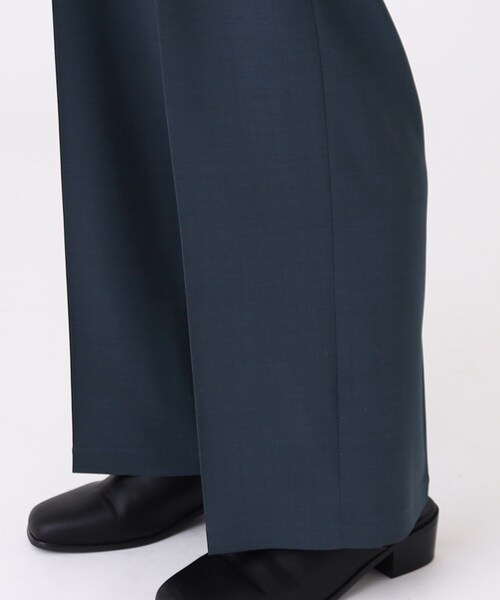 tk.TAKEO KIKUCHI（ティーケータケオキクチ）の「◆テックリネンシャンブレーワイドパンツ（その他パンツ・メンズ・ブラック/ベージュ/ネイビー・02/03）」の17枚目の写真