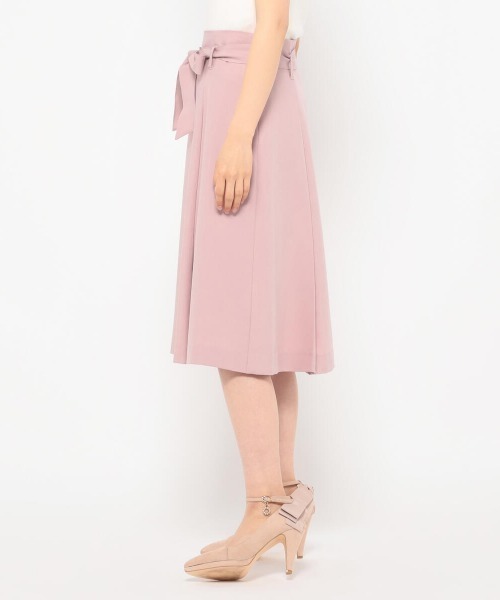 MISCH MASCH（ミッシュマッシュ）の「共ベルト付きフレアスカート（スカート・レディース・ブラウン/ピンク/ネイビー・MEDIUM/SMALL）」の5枚目の写真