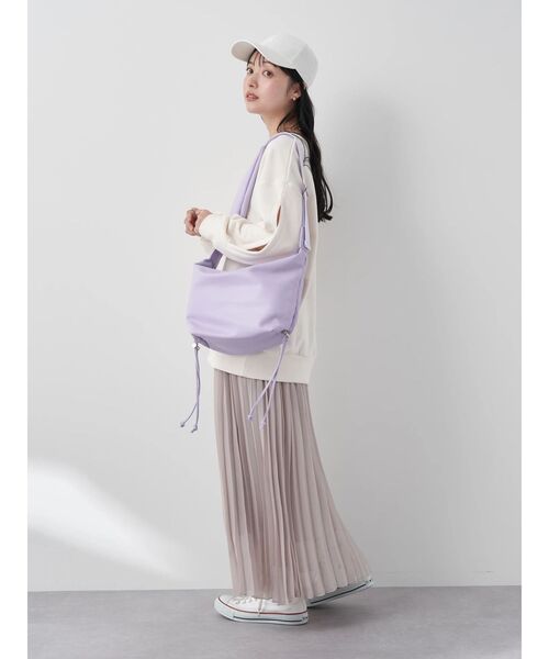 earth music&ecology(アースミュージックアンドエコロジー)の「すきな丈プリーツスカート(スカート・レディース・ドット/ミント/グレイッシュベージュ/アイボリー/ピンク・L/M/S)」の17枚目の写真