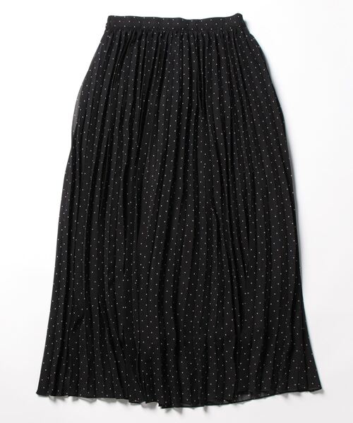 earth music&ecology(アースミュージックアンドエコロジー)の「すきな丈プリーツスカート(スカート・レディース・ドット/ミント/グレイッシュベージュ/アイボリー/ピンク・L/M/S)」の6枚目の写真