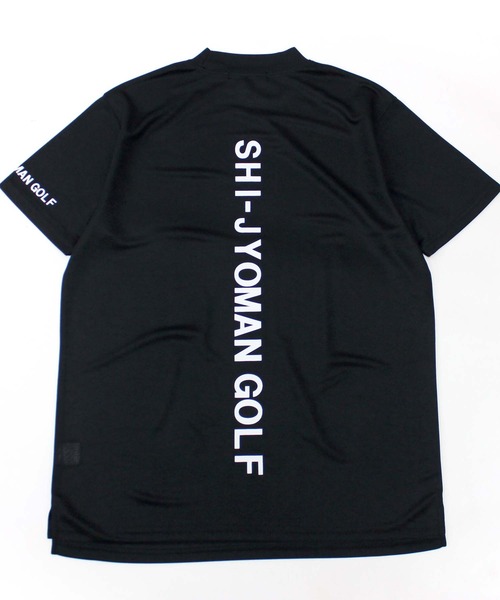 SHISKY（シスキー）の「【GOLF】ゴルフウェア　モックネックT（ゴルフグッズ・メンズ・ホワイト/チャコール/ブラック・M/L/XL）」の10枚目の写真