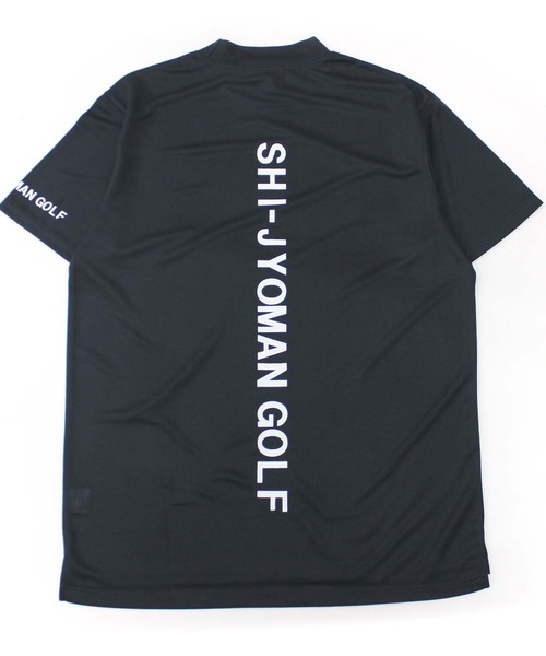 SHISKY（シスキー）の「【GOLF】ゴルフウェア　モックネックT（ゴルフグッズ・メンズ・ホワイト/チャコール/ブラック・M/L/XL）」の15枚目の写真