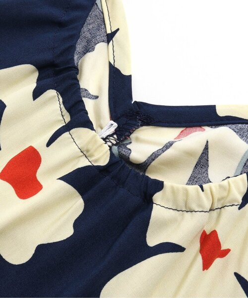 BREEZE(ブリーズ)の「アロハキャミワンピース(ワンピース・キッズ・オフホワイト/ネイビー/ターコイズブルー・130/80/100/140/110/120/90)」の15枚目の写真