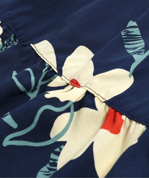 BREEZE(ブリーズ)の「アロハキャミワンピース(ワンピース・キッズ・オフホワイト/ネイビー/ターコイズブルー・130/80/100/140/110/120/90)」の16枚目の写真