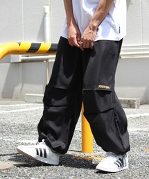 STARTER BLACK LABEL | 【STARTER /スターター】 ロゴ刺繍 コットン×ポリツイル バルーンワイドパンツ(その他パンツ)