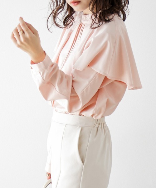 セール】ケープブラウス（シャツ/ブラウス）｜La-gemme（ラジェム）の