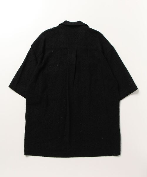 TAUPE（トープ）の「TAUPE/トープ/Lace Open Collar Shirts（シャツ/ブラウス・メンズ・グリーン/ブラック/ワイン・2）」の4枚目の写真