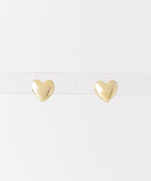 URBAN RESEARCH Sonny Label（アーバンリサーチサニーレーベル）の「ハートキャッチハートピアス（ピアス（両耳用）・レディース・ゴールド/シルバー・ONE）」の6枚目の写真