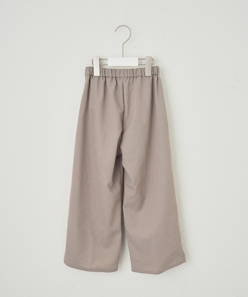 CIAOPANIC TYPY(チャオパニックティピー)の「【KIDS】テックリネンセンターシームサイドスリットワイドスラックス(スラックス・キッズ・ブルー/グレイッシュベージュ・S/M/L/XL/XXL)」の8枚目の写真